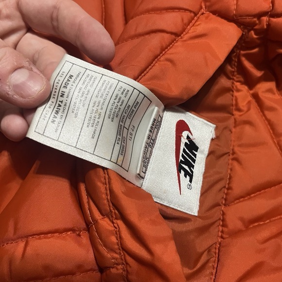 VINTAGE NIKE 90s BOMBER JACKET 2in1 BIG SWOOSH SIZE XXL 2XL - Picture 5 of 7